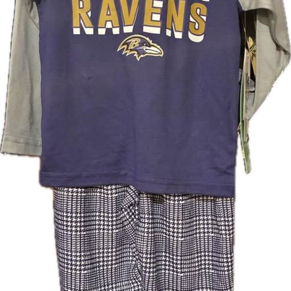 NFL Baltimore Ravens Kids Pajamas 4T - NWT